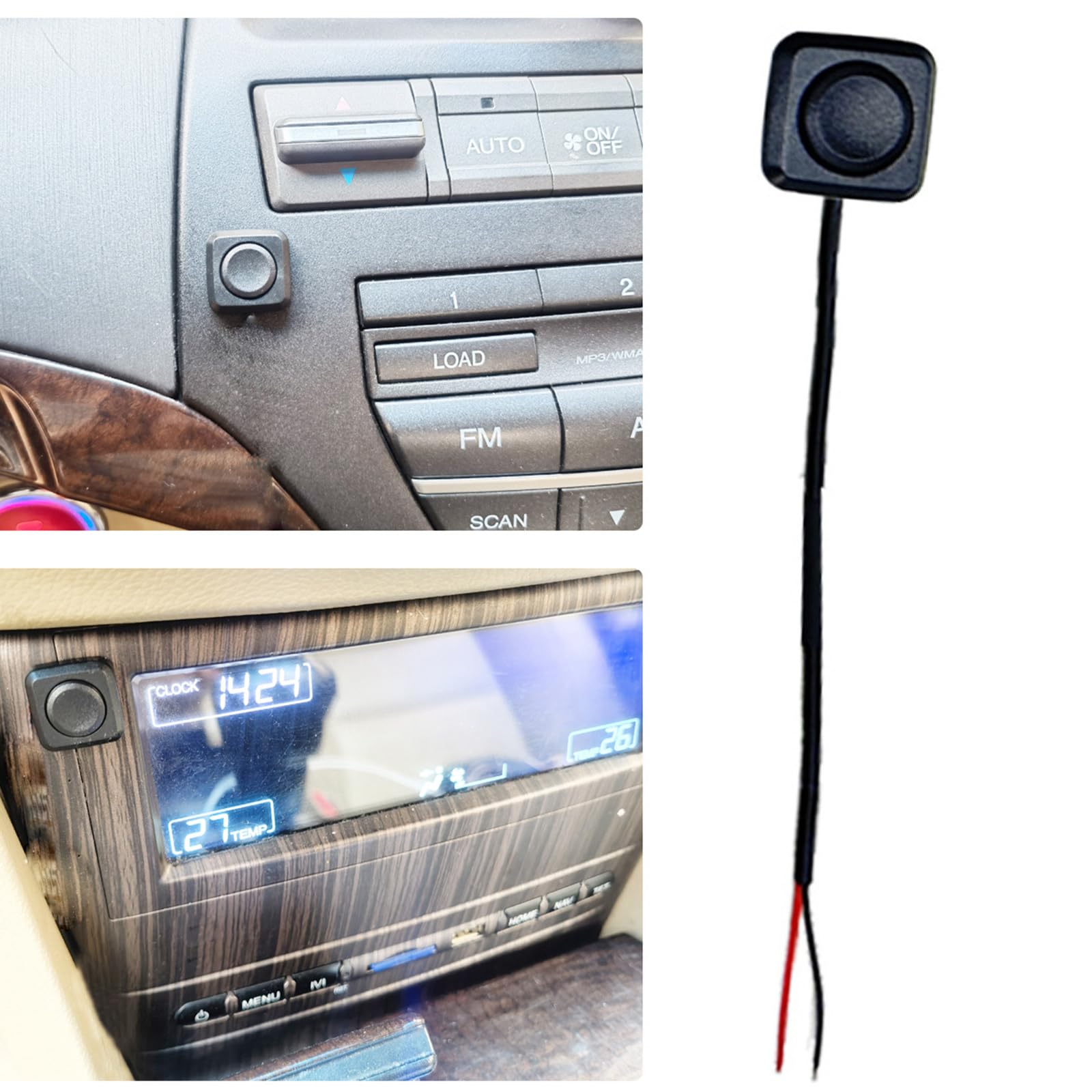 Interruttore Auto On/Off Nero DC 12V – Universale Per Impianto Elettrico Auto O Moto