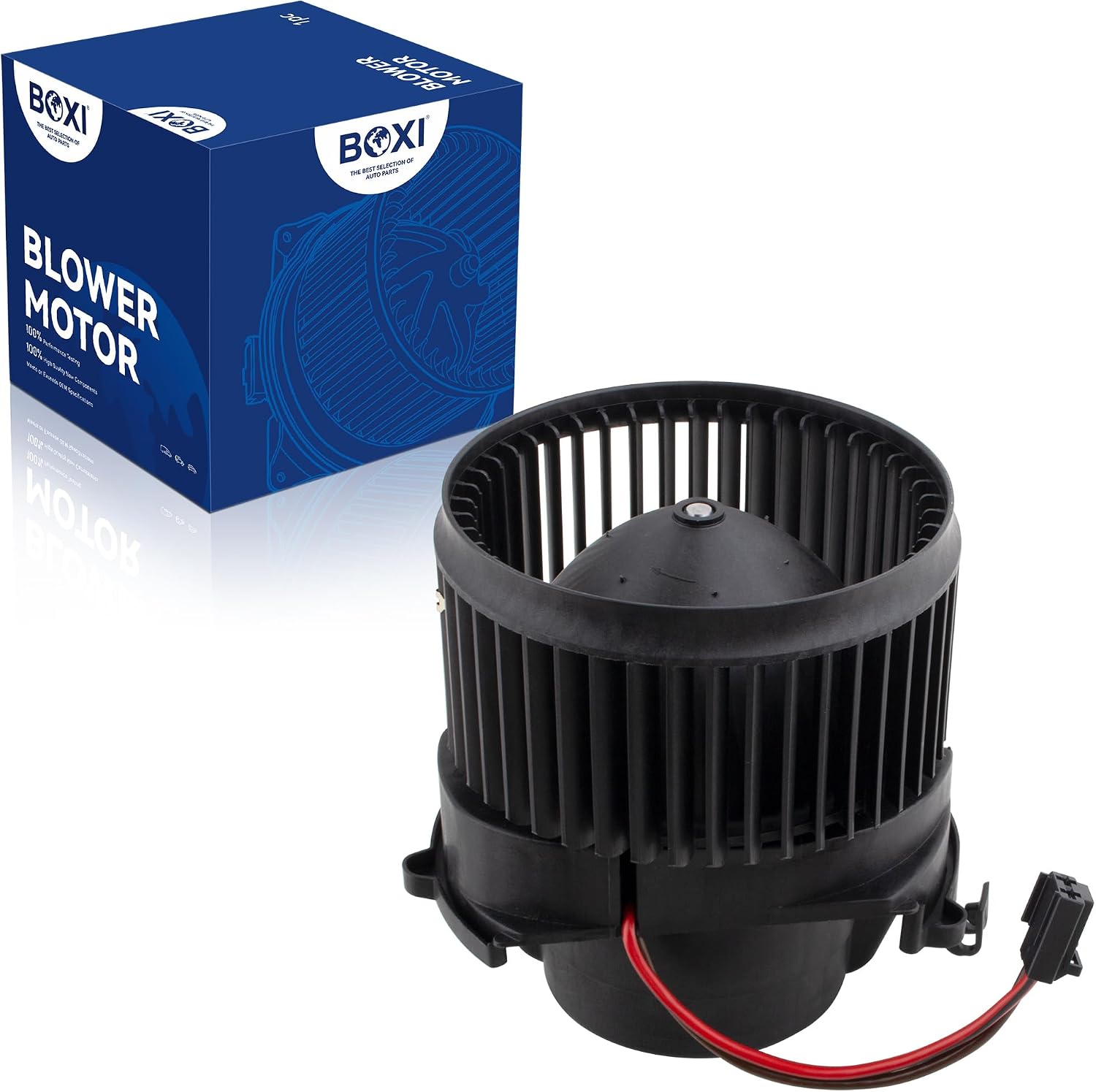BOXI 700352 Front HVAC Heater Blower Motor Assembly Fits for BMW 228i 2021-2024 i3 2014-2021 M235i 2020-2024 X1 2016-2022 X2 2018-2024 for Mini Cooper 2016-2024 / Replaces PM4540 64119297752 75152