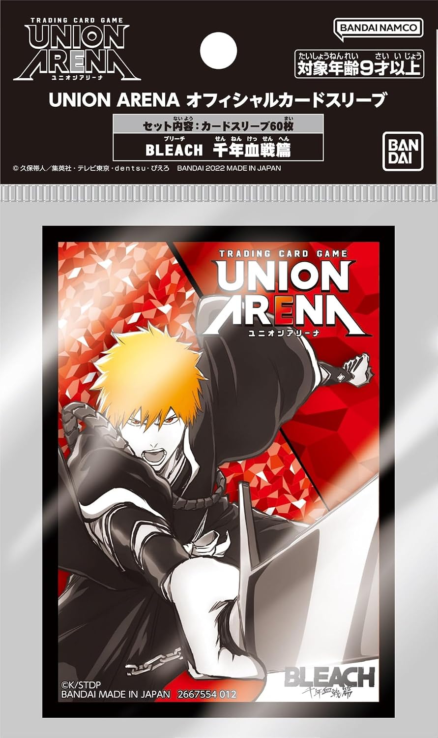 Bandai: Union Arena BLEACH Thousand-Year Blood War Official 60ct Card Sleeves