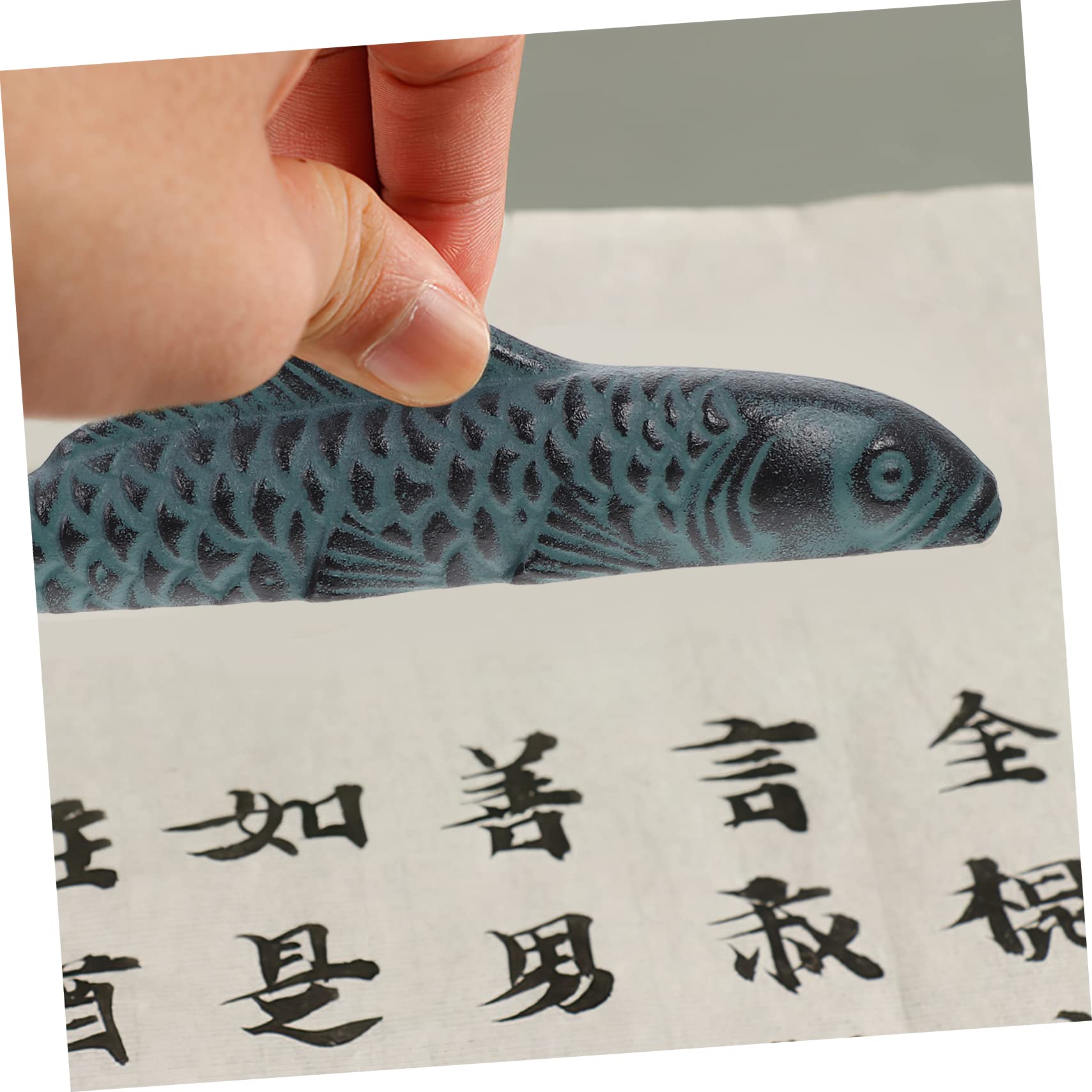 Levemolo Fermacarte in Ghisa Fermacarte Di Calligrafico Per Scrivania in Per Calligrafia e Sumi