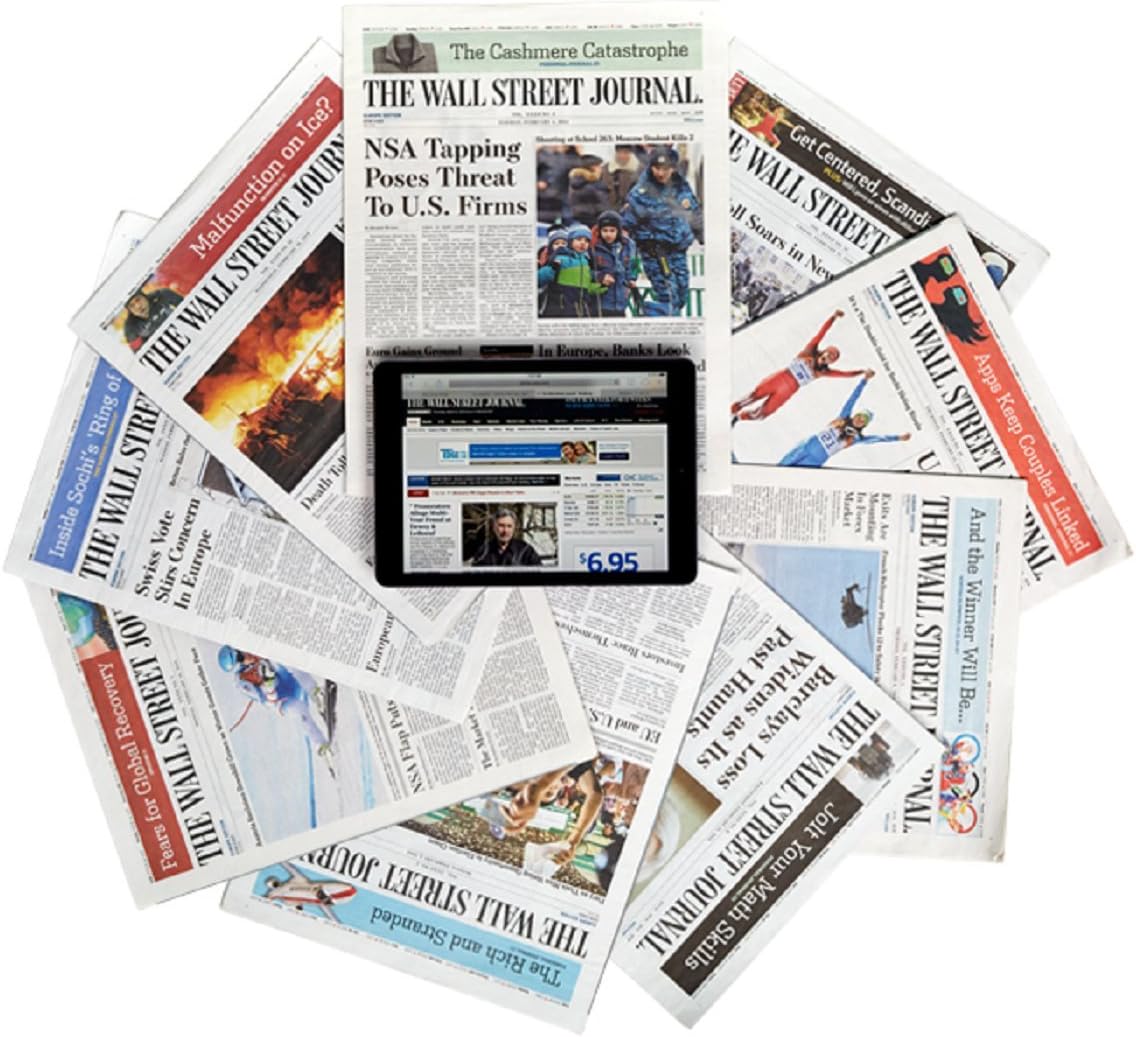 9 Months Wall Street Journal Print & Digital WSJ Subscription (New & Renewal) [Starts in 5 Days]