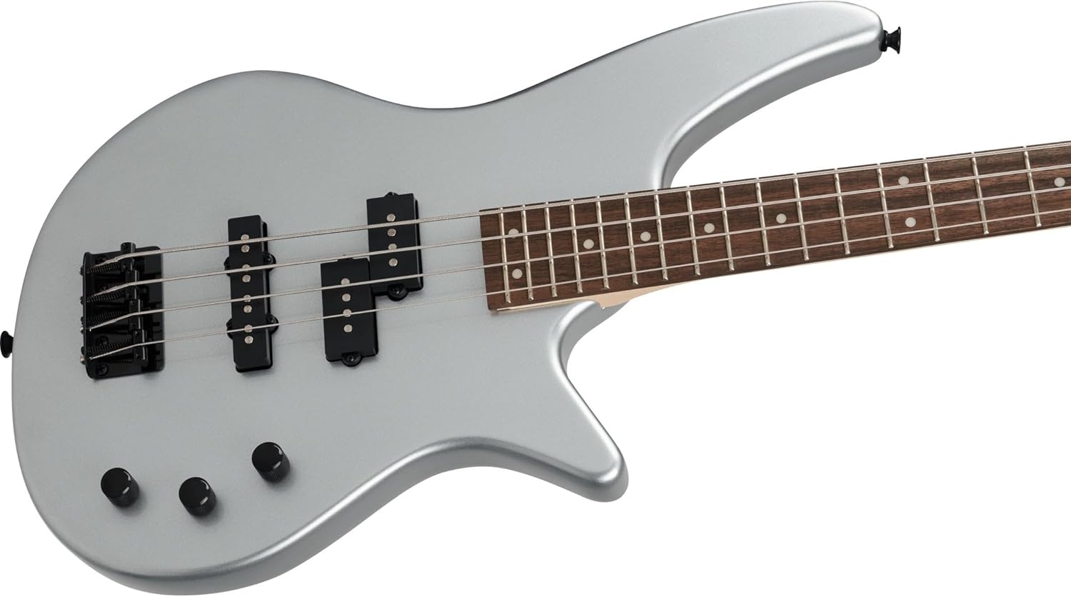 Jackson JS Series Spectra Bass JS2, Laurel Fingerboard, Electric Bass Guitar, Quicksilver