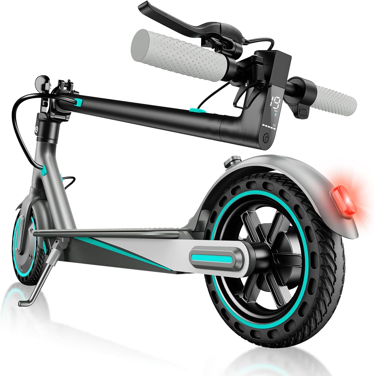 Electric Scooter for Adults, 19/25 Mph Max Speed, 21/25/35 Miles Range,350/500/600W APP Control E-Scooter with 8.5"/10" Inflatable tire, Foldable Escooter with App Control, UL 2272 Certified product image