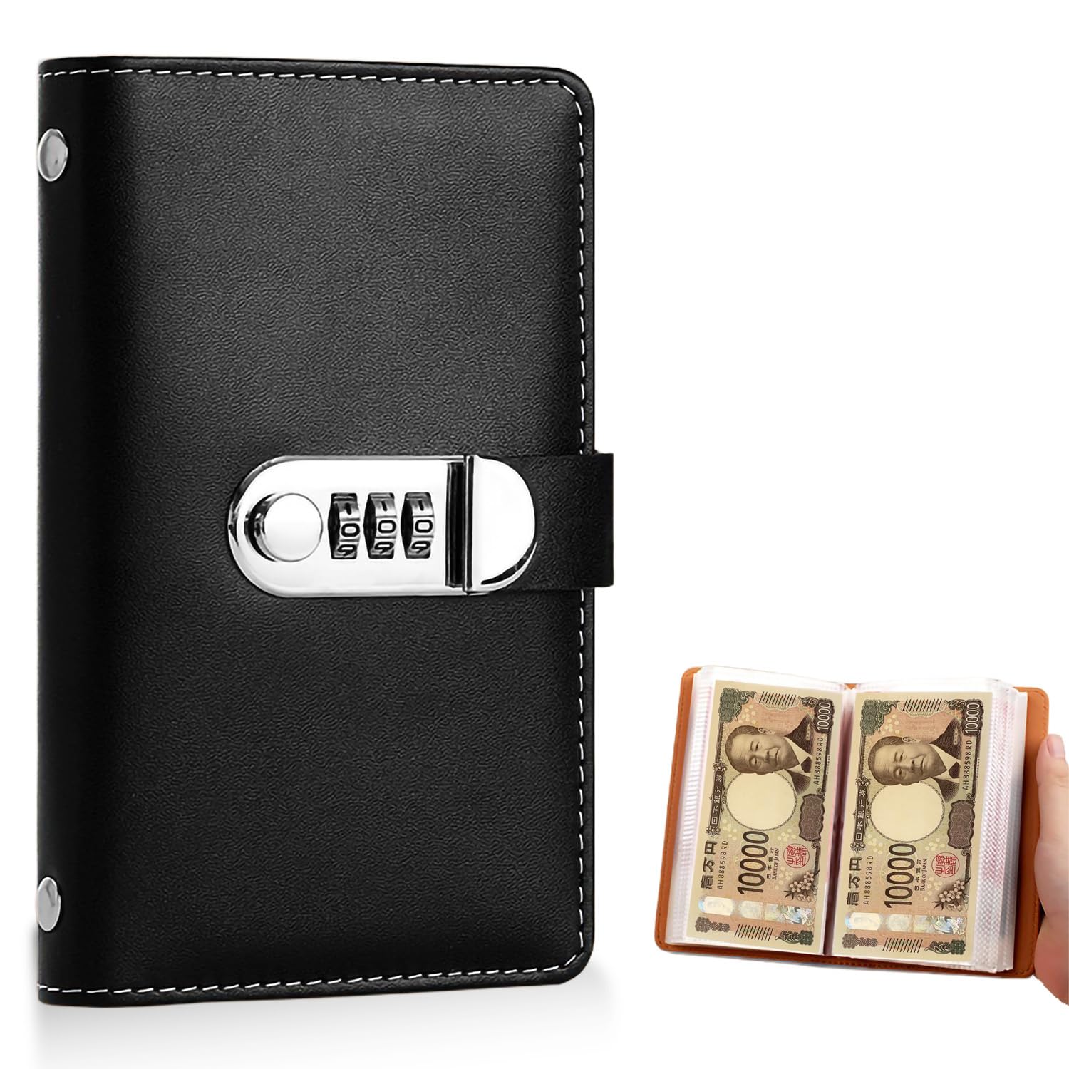 Amazon.co.jp: Mitoland 本型 貯金箱 パスワードロック 50ポケット 100