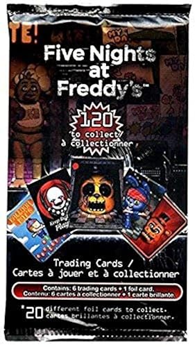 MVS WHOLESALE 10 Packs of FIVE NIGHTS AT FREDDY'S Trading Cards, Collectors item