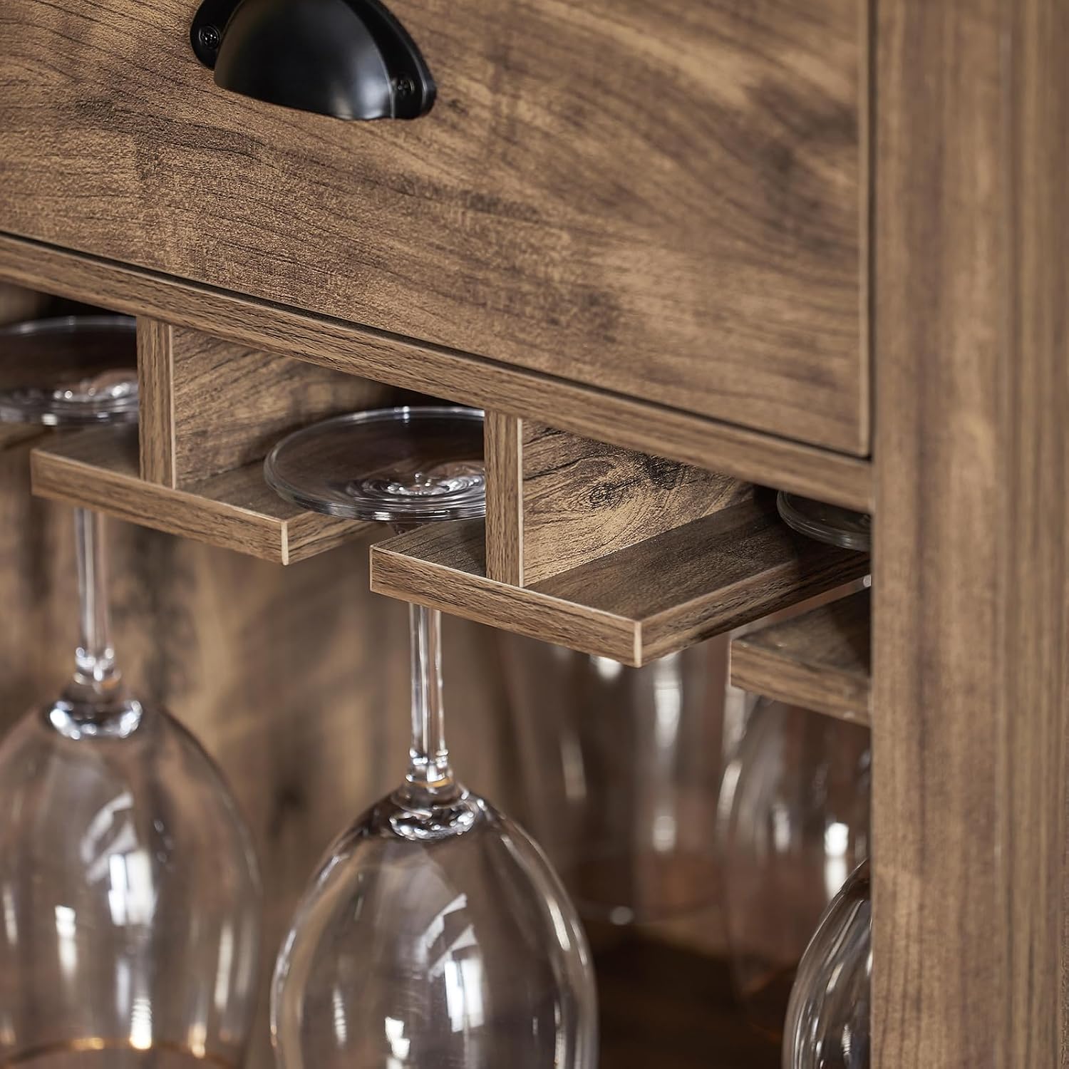 Kitchen Island Wine Glass Holders