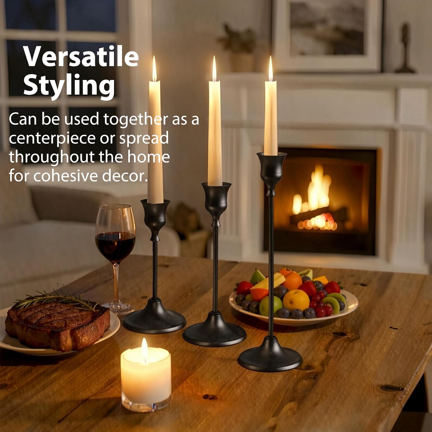 Taper Candle Holders Set of 6
