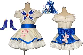 Amazon.co.jp: 【コスマニア】実物撮影！Yes!プリキュア5【水無月かれん/キュアアクア 】 コスプレ衣装・仮装コスチューム ...