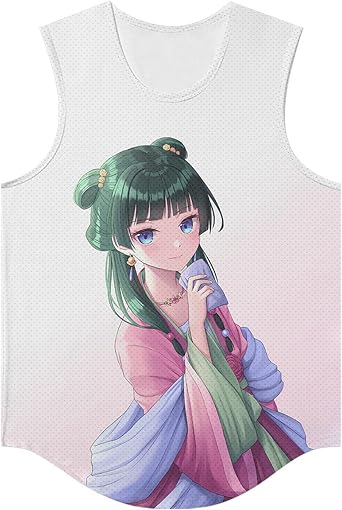 ISaikoy Anime The Apothecary Diaries Tank Undershirt Crewneck Singlet Tops A-Shirt Tanks