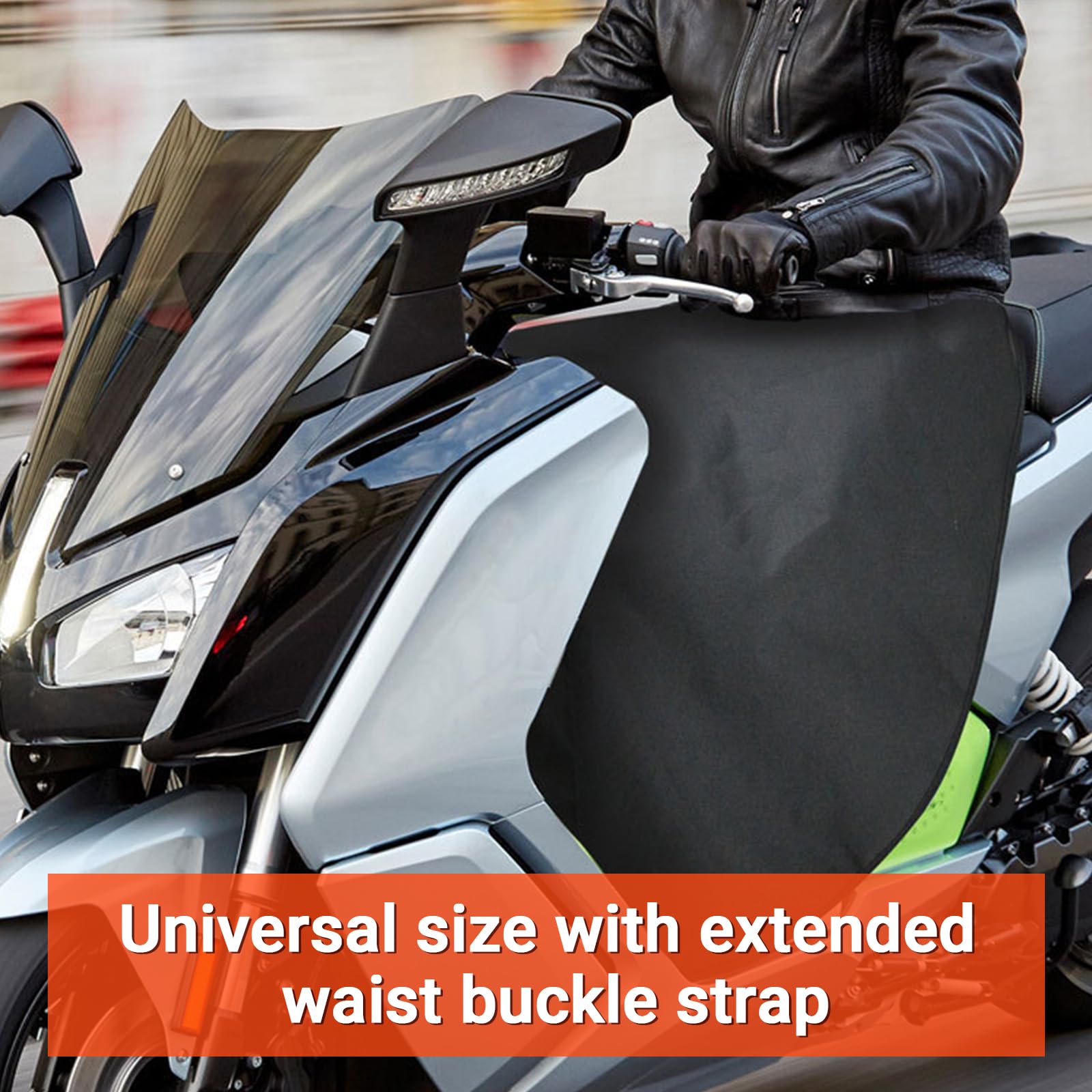 Housse de Jambe de Scooter, Protection Coupe-Vent Imperméable pour Jambes Scooter, Jambes Couverture Chaude pour Scooter, Universel