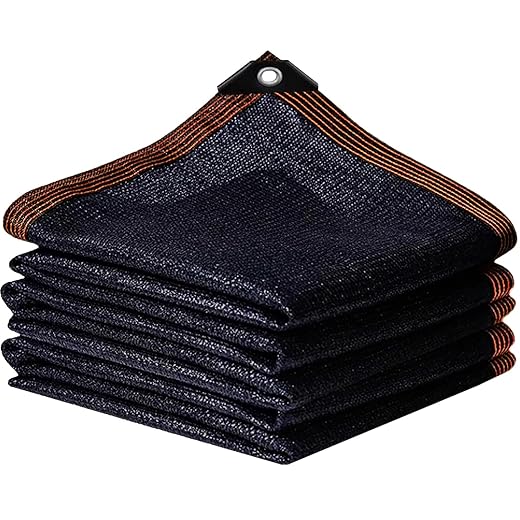 90% Shade Cloth, Chicken Coop Shade Cover, Sturdy Sunblock Mesh Tarp with Grommets for Patio Plants Greenhouse Kennel Porch Pergola Sun Protection Neting Cover, 5x10FT