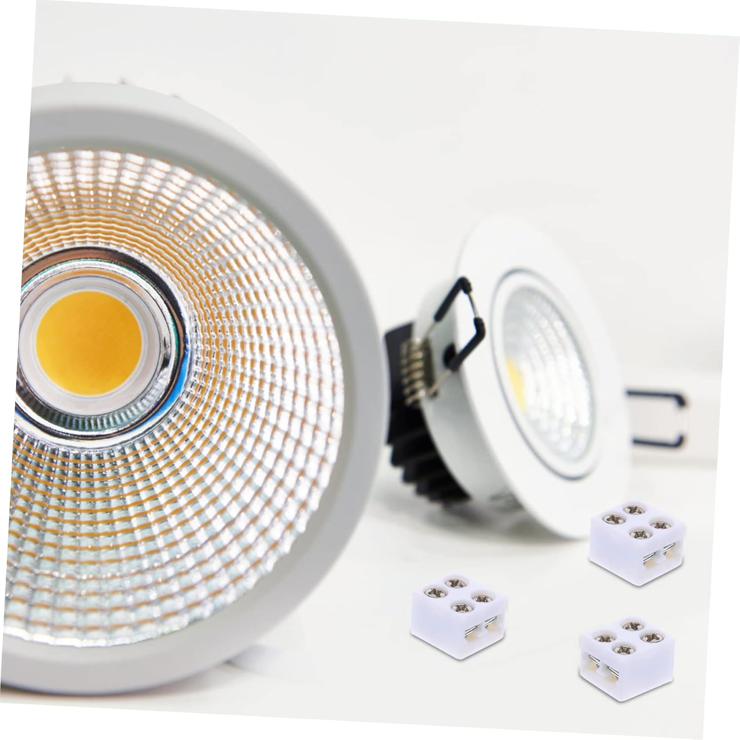 LIFKOME 50pcs Led Strip Connectors Kit Solderless Screw-Type Connectors Suitable for Led Tape Lights Easy to Use
