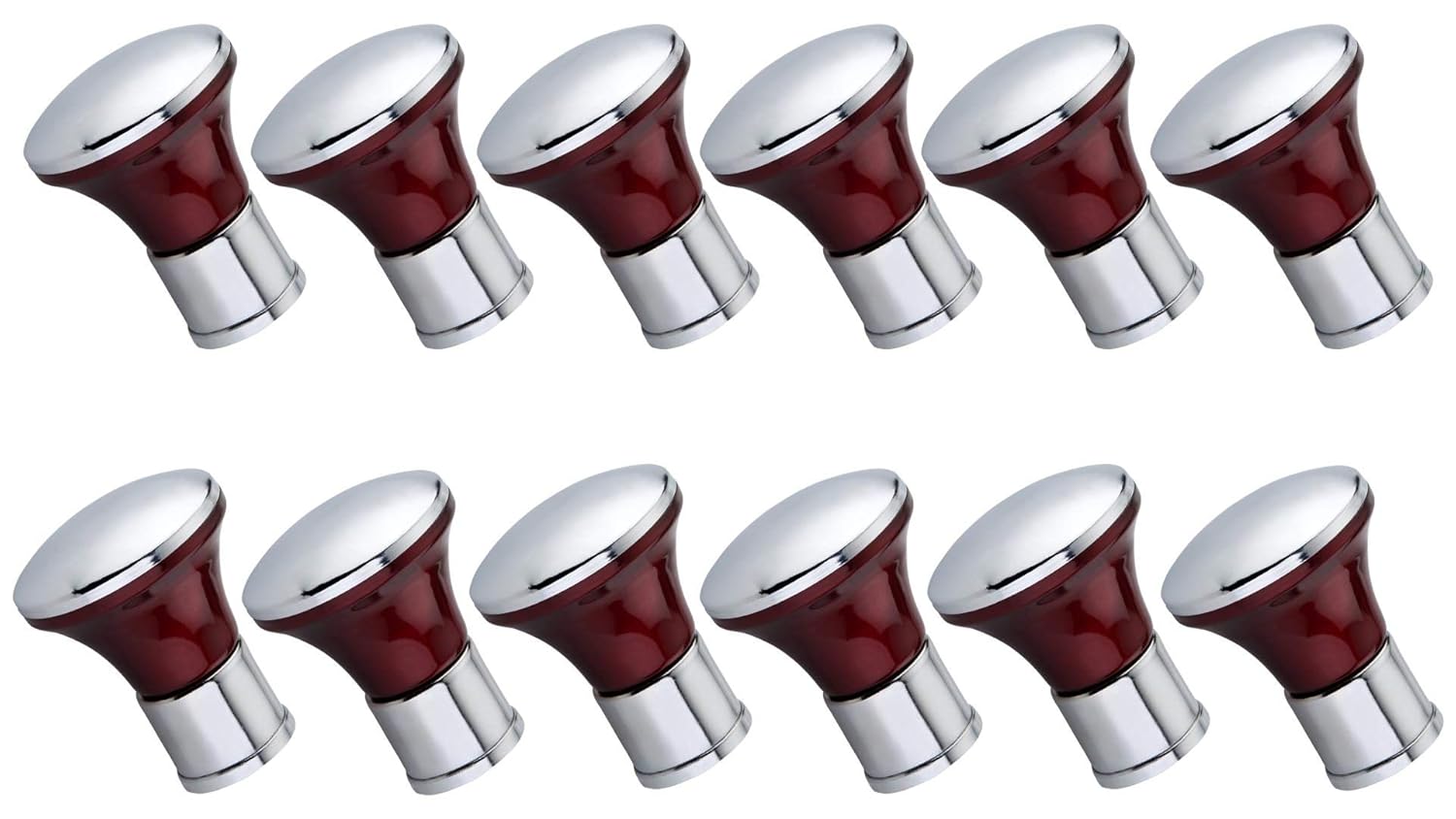 Buy GROWNIX Curtain Finials Pack of 12 Pcs (Finials 6 Pair) Online at