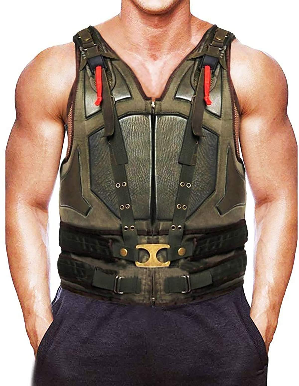 Photo 1 of III-Fashions Mens Bane Vest - Dark Knight Rises Military Style Tom Hardy Jacket Cosplay Costume, X-Large