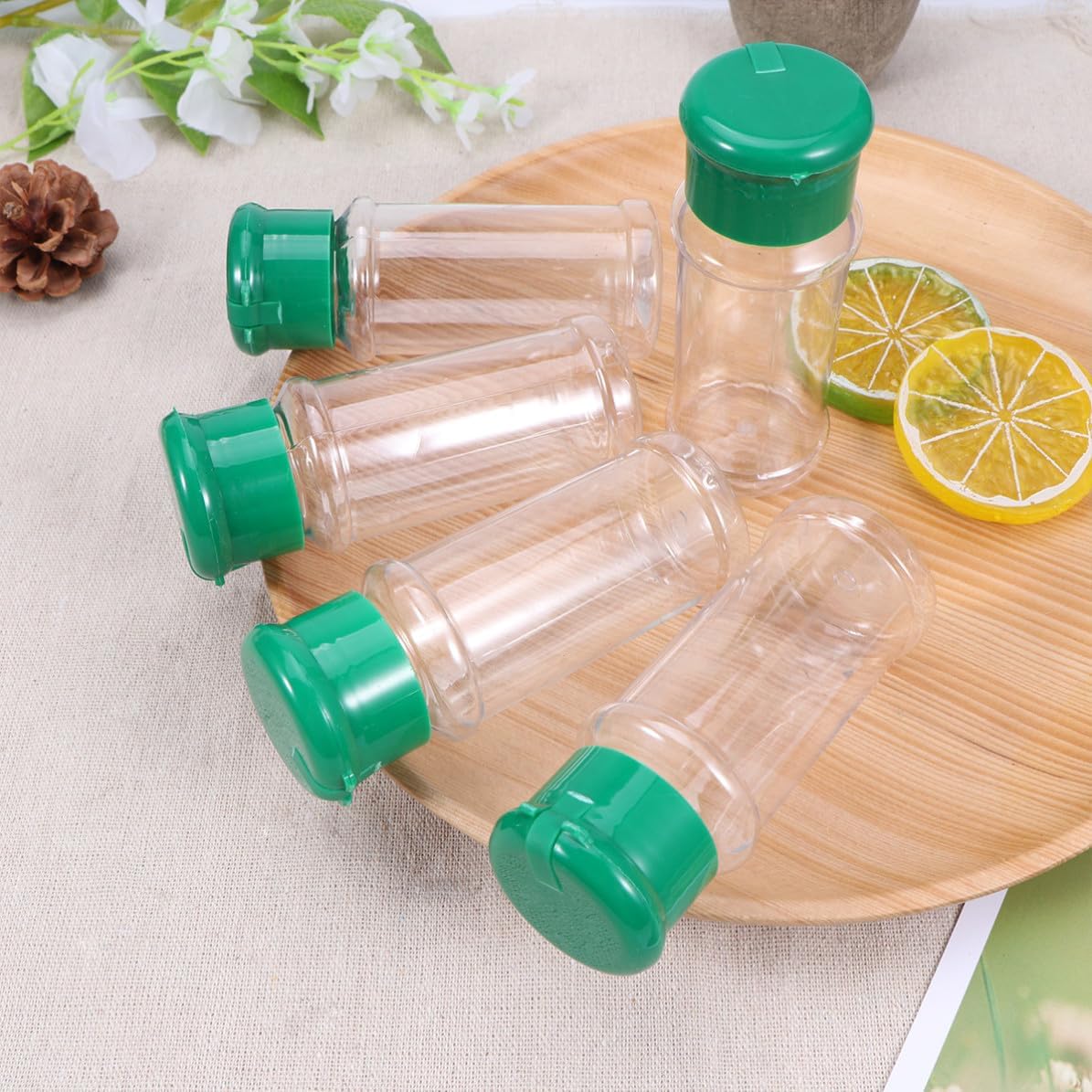 Plastic Seasoning Bottle 100ml 25pcs PET Pepper Shaker