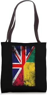 United Kingdom & Benin Flags - British Beninese Tote Bag