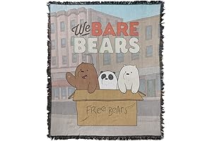 LOGOVISION We Bare Bears Blanket: Snuggle Up with Your Bear-y Best Friends!