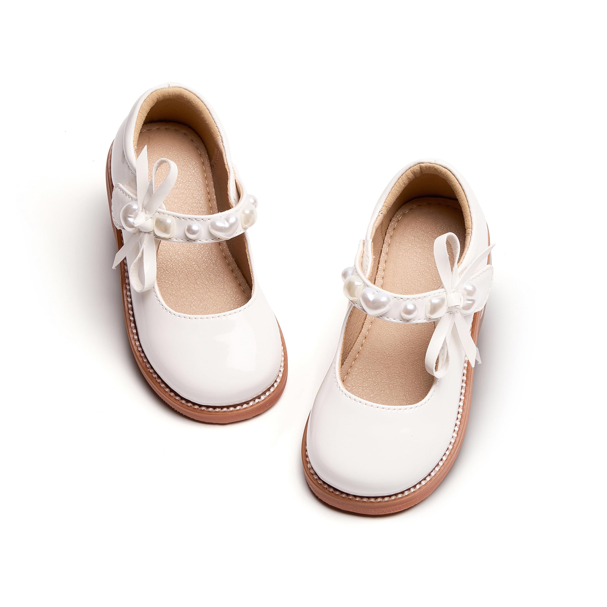 Kiderence Girls Flat Dress Shoes School Oxfords Marry Jane (Toddler/Little Kids)