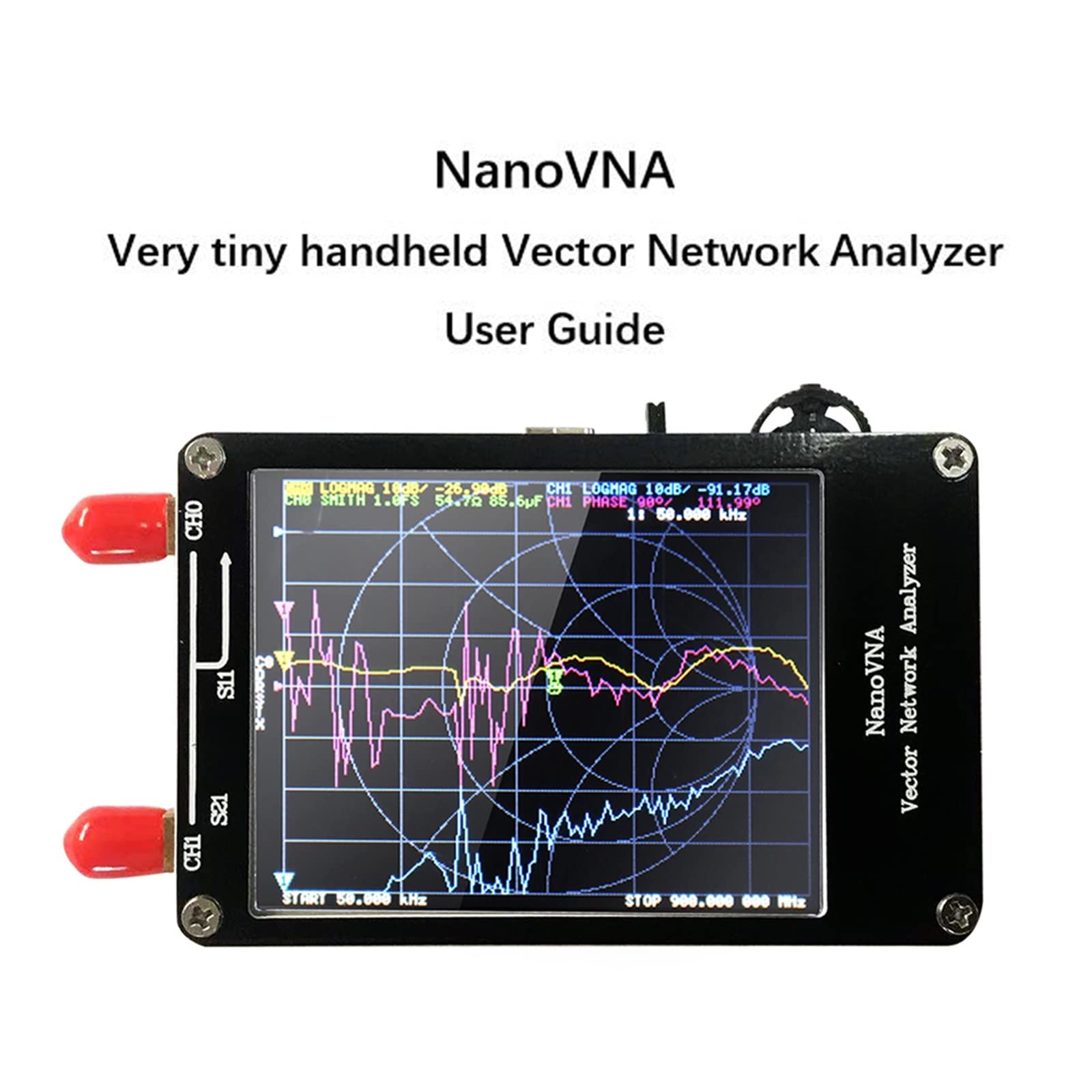 Vector Network Analyzer 50KHz-900MHz Standing Waves Shortwave MF HF VHF UHF Antenna Analyzer Digital Nano VNA Tester More powerful and efficient