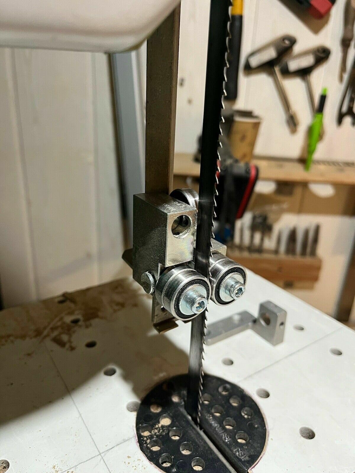 Lama per sega a nastro Orta 4×4: 6-20 mm Per piccole macchine Guidalama Lama/Guidalama/Supporto in acciaio inossidabile Montaggio Premium Pezzo di ricambio per sega a nastro Guidalama