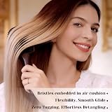 SIMETRA Wooden Paddle Hair Brush Unique Pattern – product photo 7 of 7