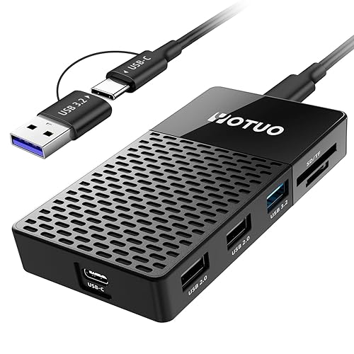 YOTUO External Solid-State Drive 2TB, Up to 1050MB/s, USB-C Portable SSD with All-in-One Multi-Port USB 3.2 Hub and SD/TF Card Reader Docking Station with iPhone/PC/Laptop/Mac/Windows/Android/iOS.