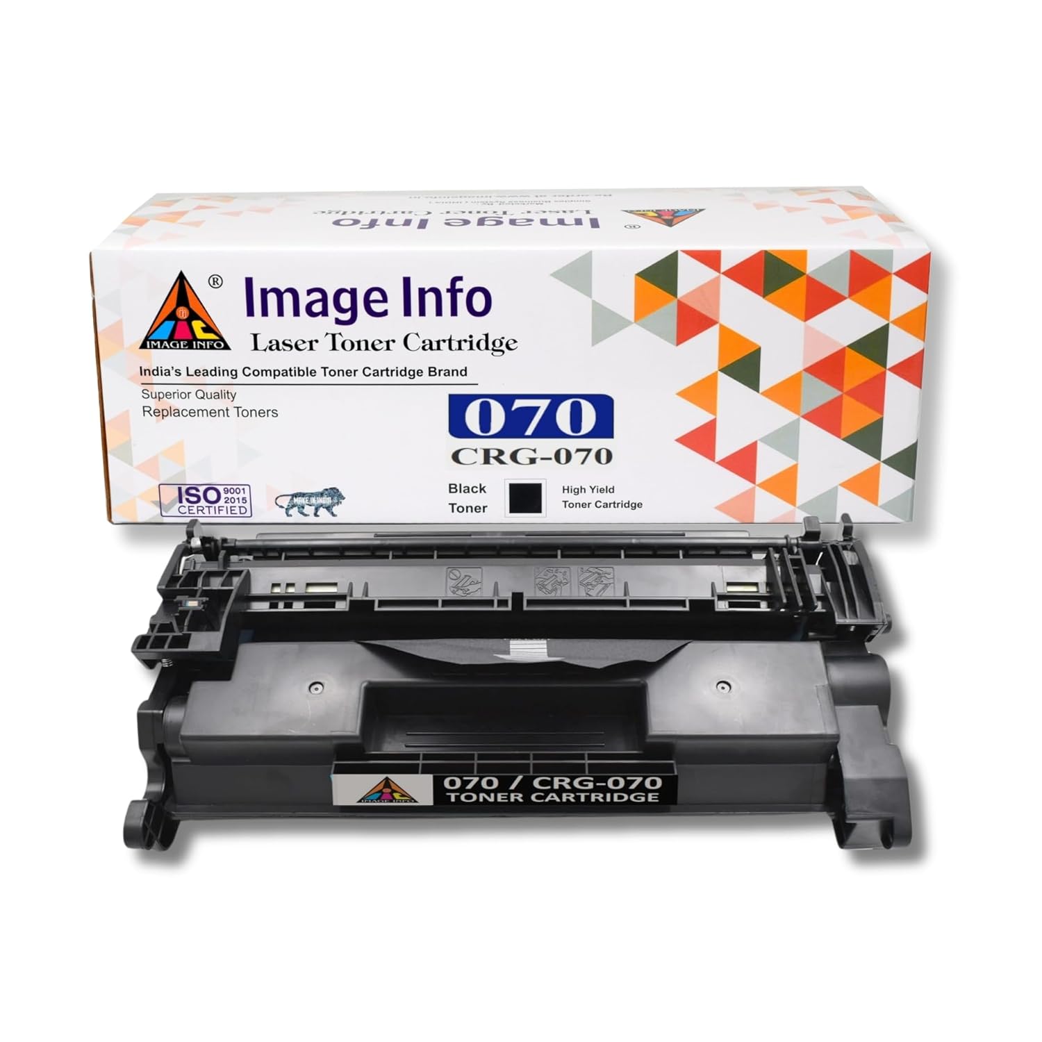 ImageInfo CRG 070 / 070H Toner Cartridge Compatible with Canon imageCLASS LBP247dw LBP244 LBP241 LBP243dw LBP246dw MF461dw MF463dw MF467dw MF465dw MF462dw Printer (with Chip)