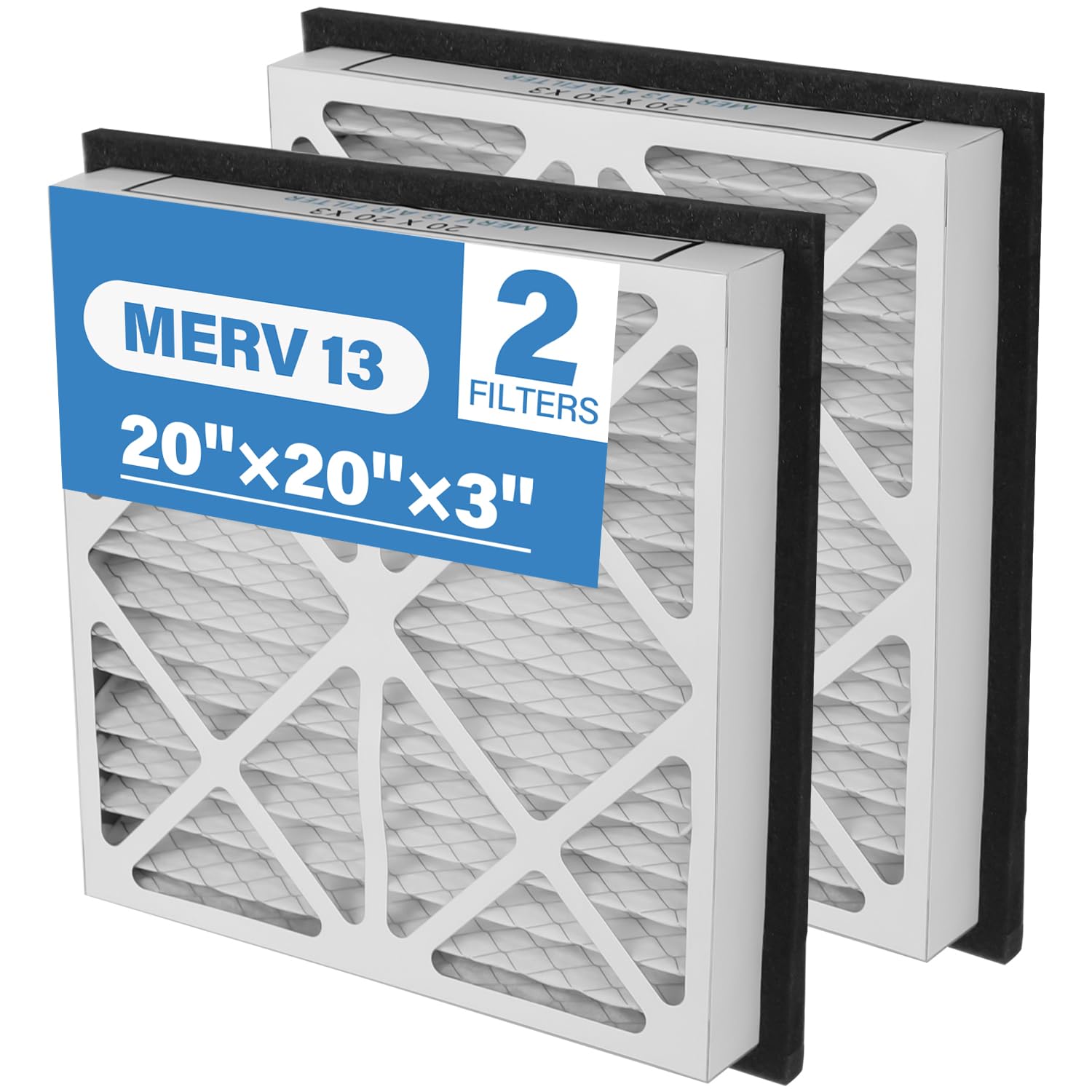 20x20x3 MERV 13 Pleated Air Filter Compatible with Zephyr VGF
