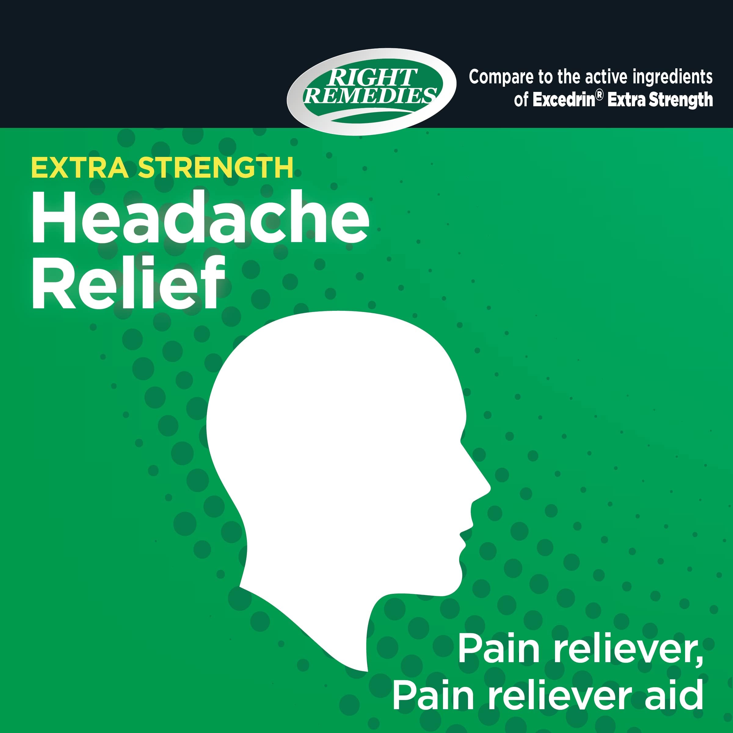 RIGHT REMEDIES Extra Strength Headache Relief, Back & Body, 300 caplets — Amazon image 5