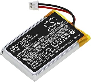 Tingen 500mAh Battery Replacement for SD-575E SD-575 SportTrainer SD-575E Orange Ed SportTrainer SD-575 Black Edit SDT54-16750 (3.7V)