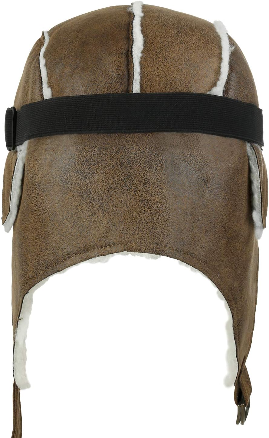 ililily Aviator Hat Winter Snowboard Fur Ear Flaps Trooper Trapper Pilot Goggles - Image 4