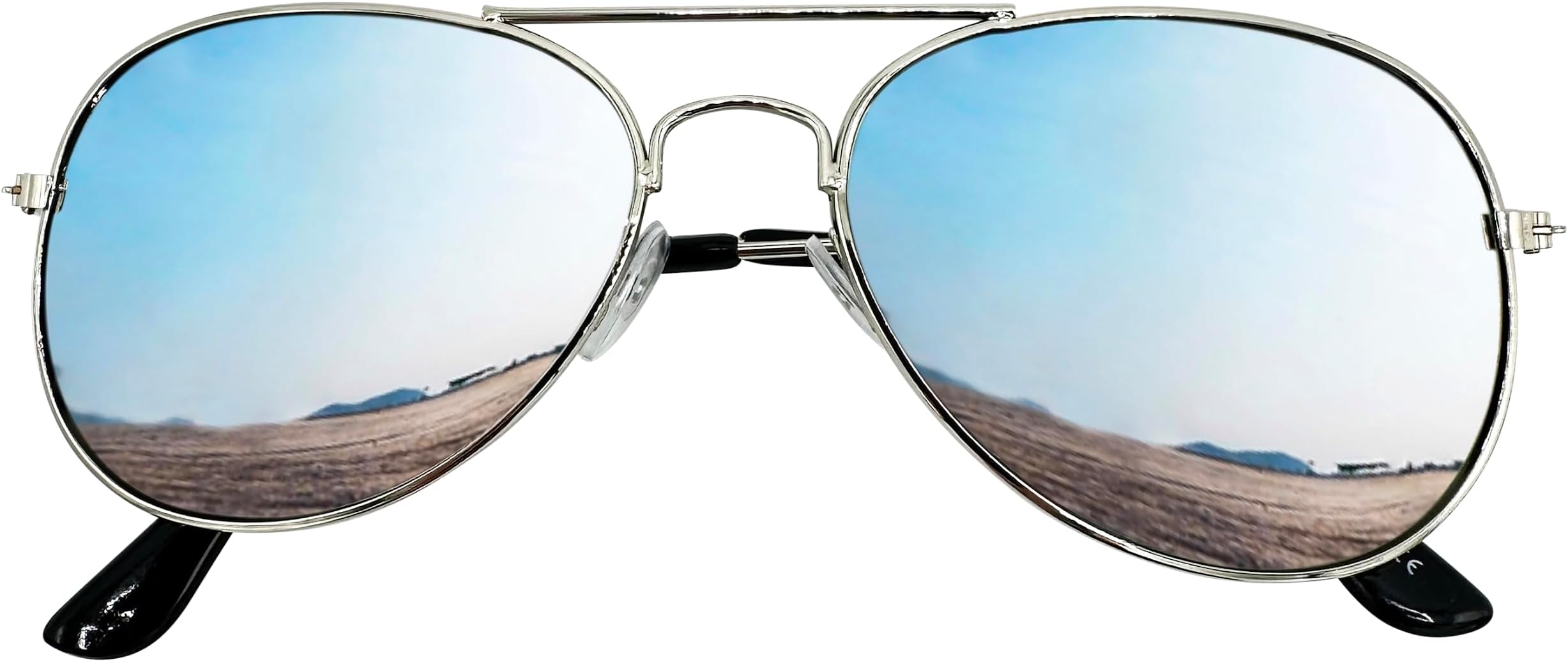 Adult Retro Silver Mirror Sunglasses Mens Womens Unised Full Reflective Mirrored Lense 70s 80s Classic Style UV400 Protection