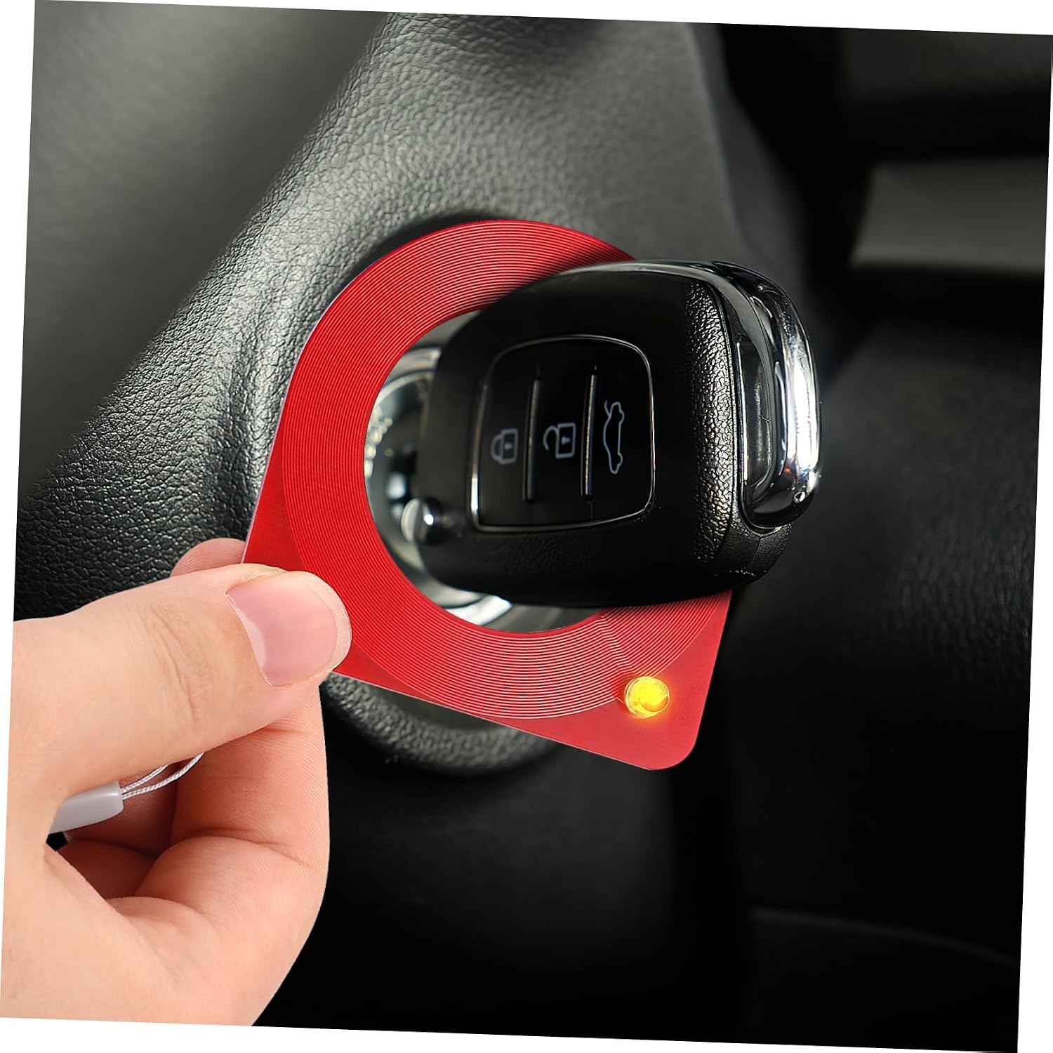 2Pcs ECU Test Coil 12V ABS LED Car Key Tester for Automotive