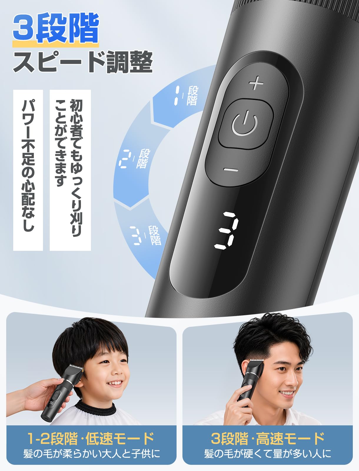 Amazon.co.jp: バリカン 2025新登場 USB充電式 ヘアーカッター 電動