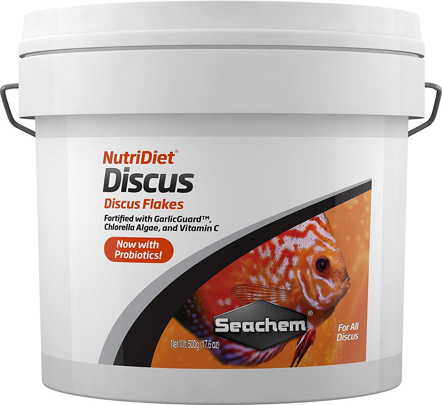 Seachem NutriDiet Discus Flakes - Fortified Ornamental Fish Food Supplement 500g