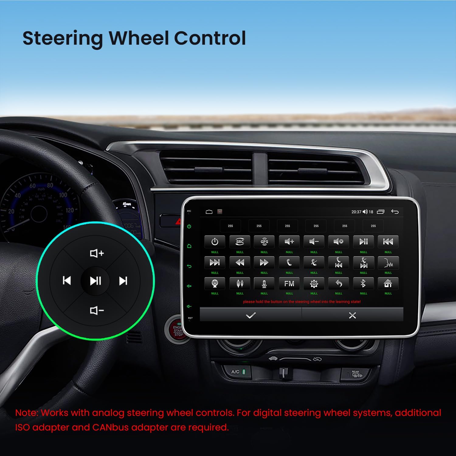 XTRONS Universal Double Din Car Stereo, Android 14 Octa Core Car Radio Player, 10.1 Inch Touch Screen Head Unit GPS Navigation Support Bluetooth DSP CarPlay Android Auto Split Screen 4G LTE 5GHz WiFi