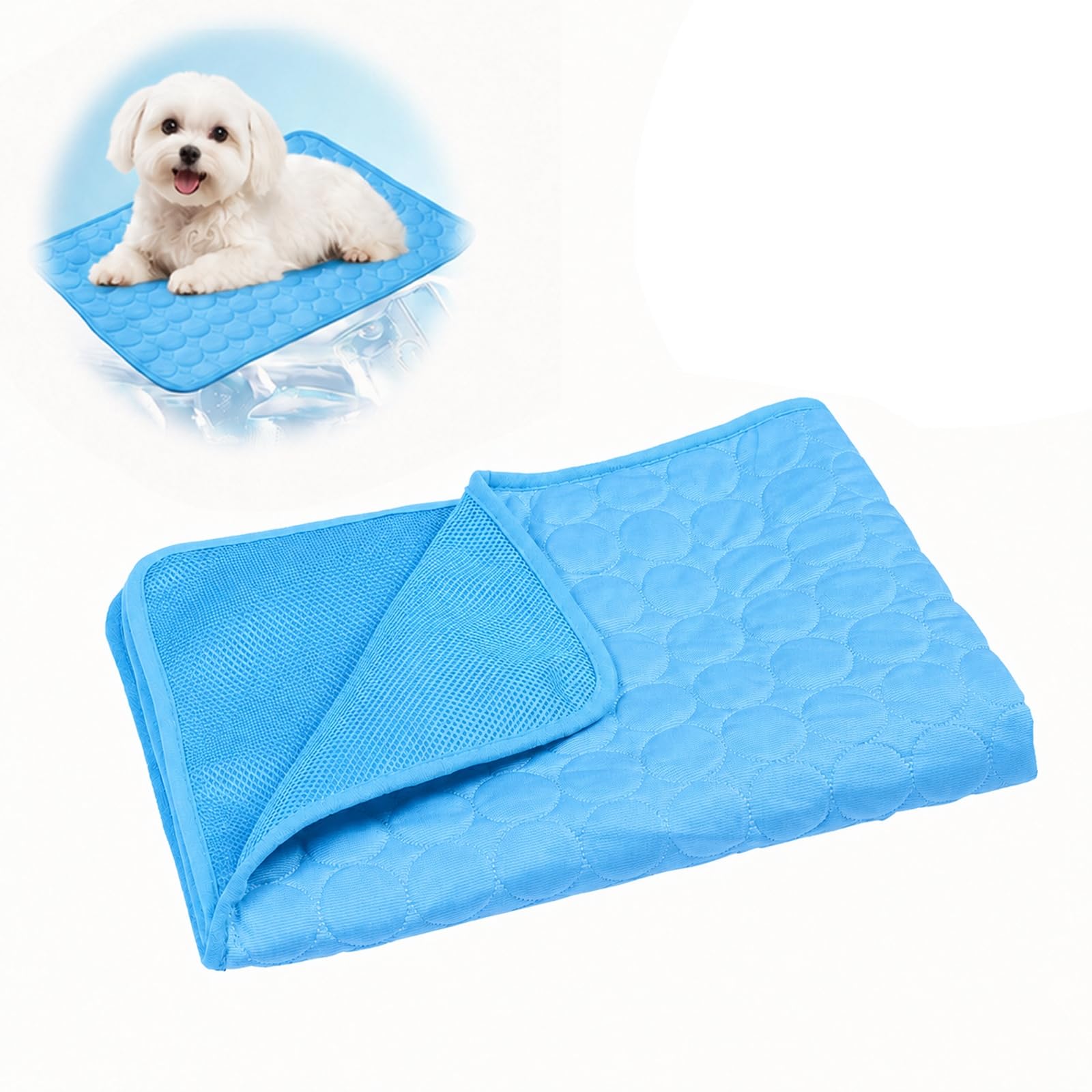 HOMKISCN Chewlax Dog Cooling Mat, Transform Your Pet's Sleep Quality With Pawolaf Dog Cooling Mat, Velvet for All Seasons–Portable for Crate,Car Seat,Sofa&Floor