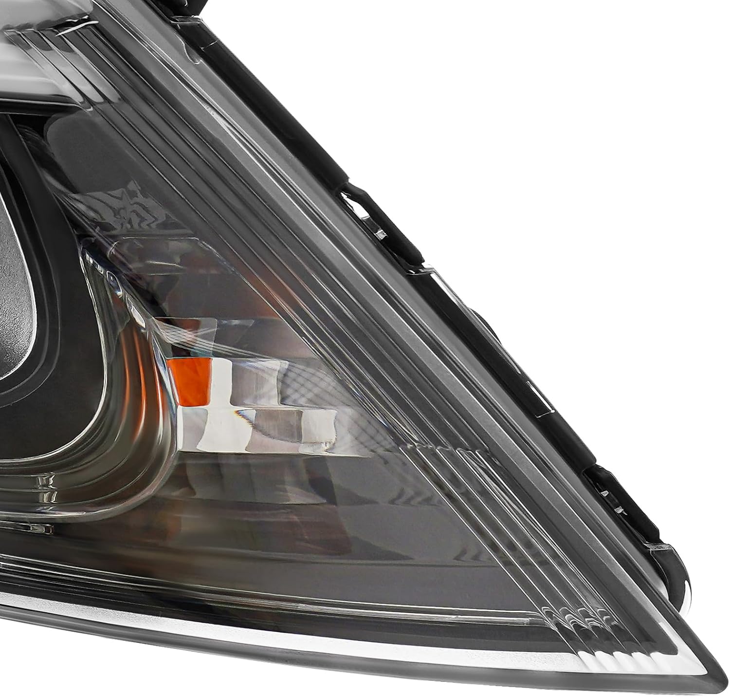 For 2014-2015 Kia Optima Halogen Headlight Right Side, Halogen Projector Right Headlight, Right Passenger Side Headlight Replacememt, w/o LED Daytime Running Light