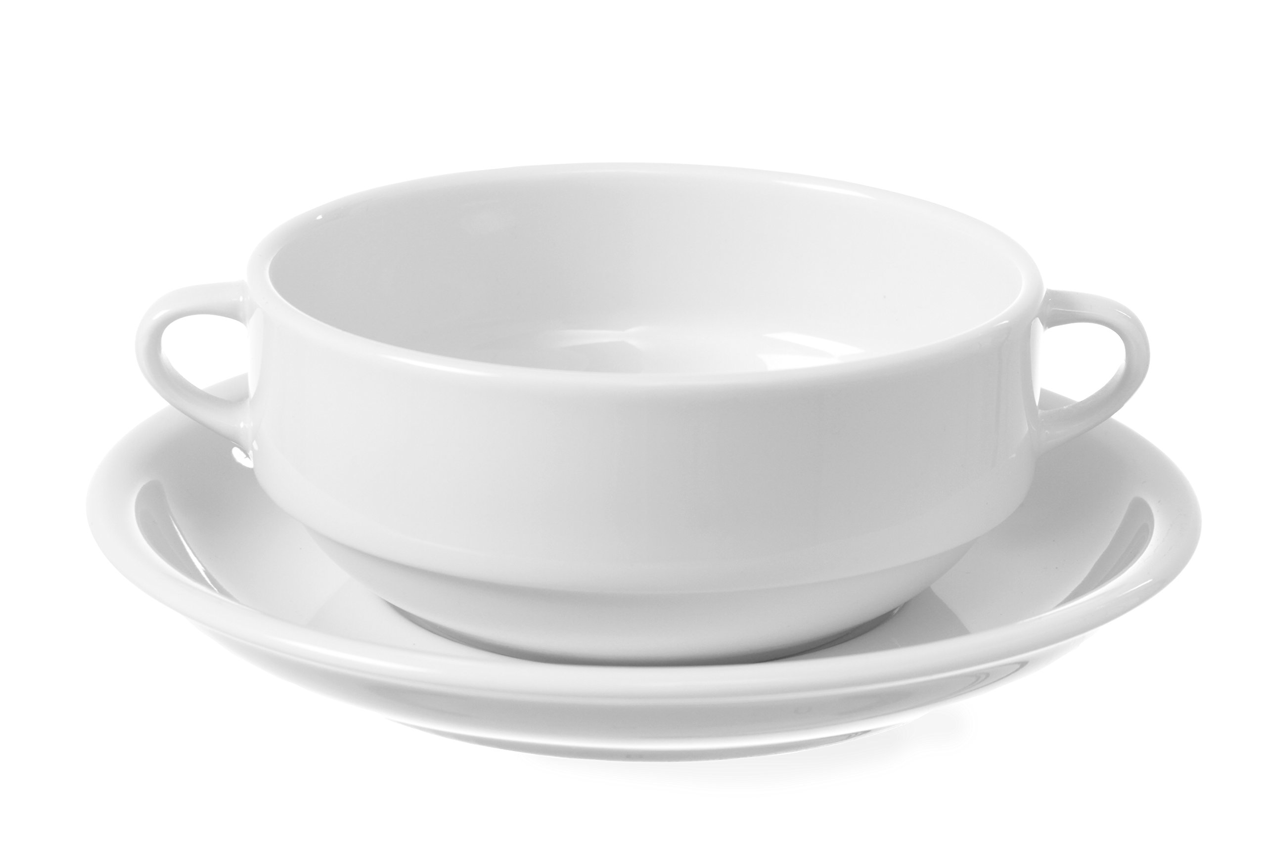 HENDI Ciotola per zuppe 340ml ø160mm porcellana bianca