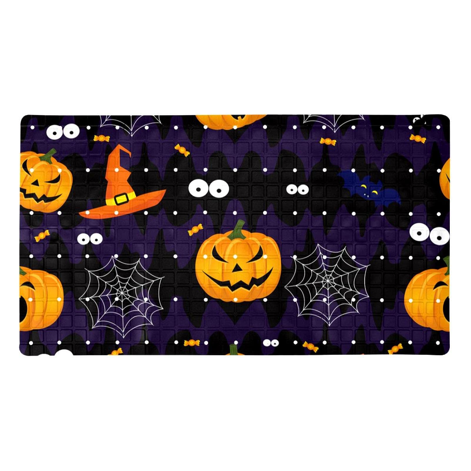 Alfombrilla de ducha de Halloween con ventosas para eliminar caídas en el baño