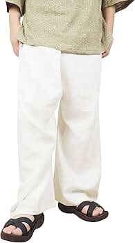 Amazon | [グランドジャンクション] 麻 パンツ タイパンツ
