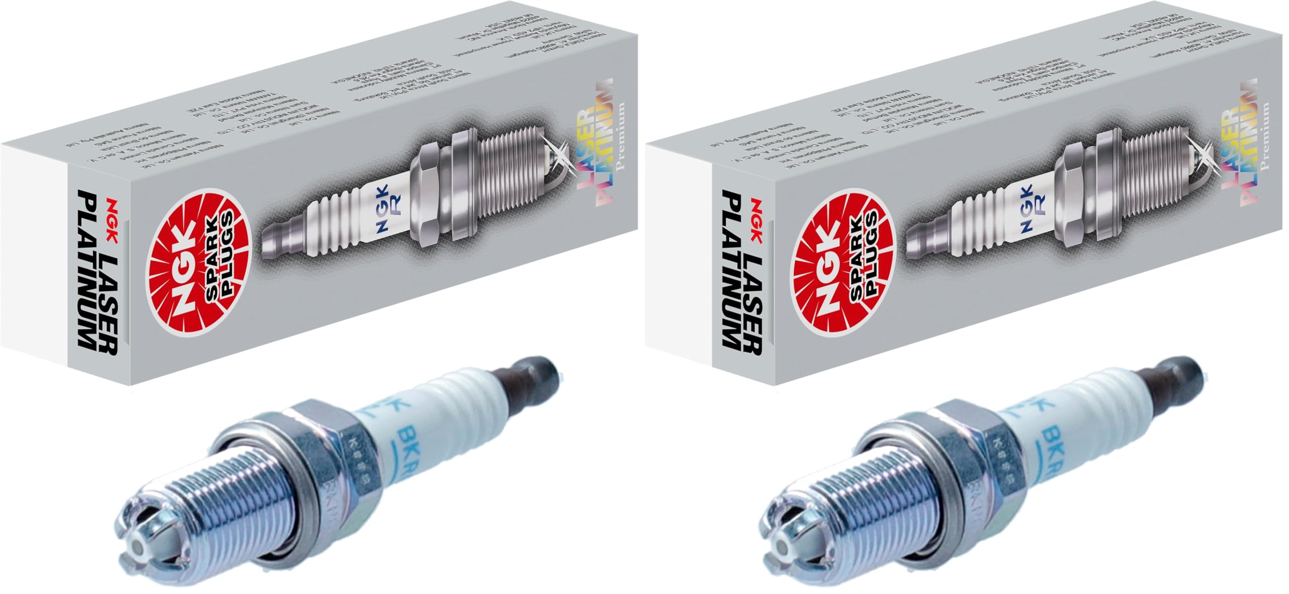 Bougie allumage NGK BKR6EQUP en lot de 2 pour votre moteur - 6