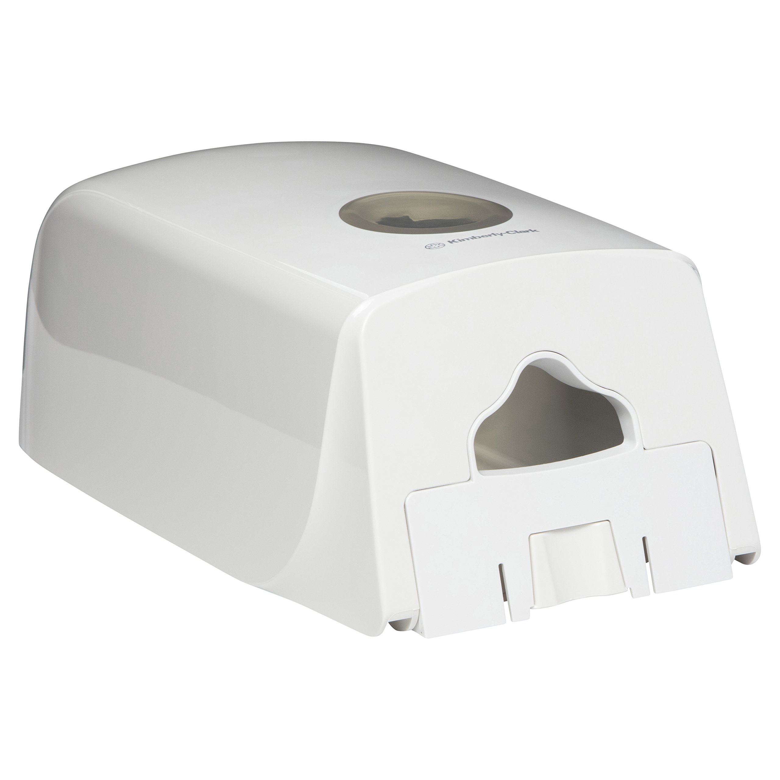 Distributeur de papier toilette plié Aquarius 6946 - 1 x distributeur blanc de papier toilette feuille à feuille