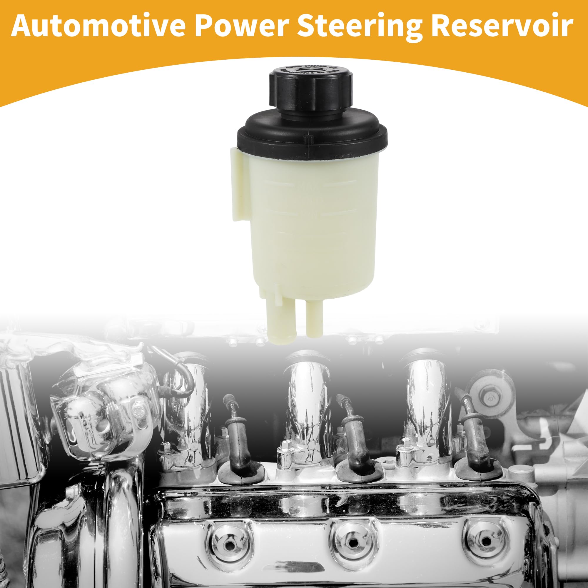 Depósito de Dirección Asistida - No.30680756 Tanque de Dirección Asistida para Automóvil - para Volvo S80 2007-2014 Plástico Beige - 1 Pc