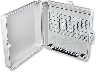 SatelliteSale Weatherproof Junction Box Heavy Duty Enclosure 12x12x3 Inches UV-Rated Thermoplastic Alloy Made in USA