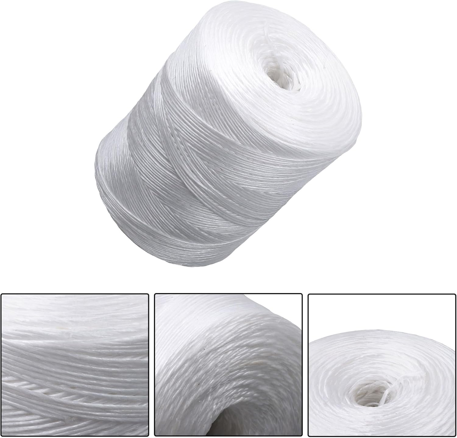 Polypropylene Strapping Tape, 6300Ft of Individual Strapping Tape, Loading and Unloading Tape, 156LBS Tensile Strength, White Packaging Strapping Tape