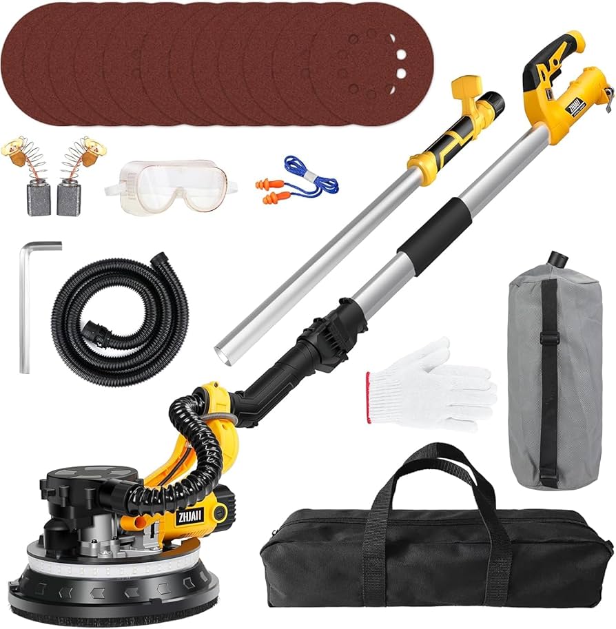 p*a様 【即購入可】SS24 and wander dry check pan ZHJAN Drywall Sander, 7.5A Electric Drywall Sander with