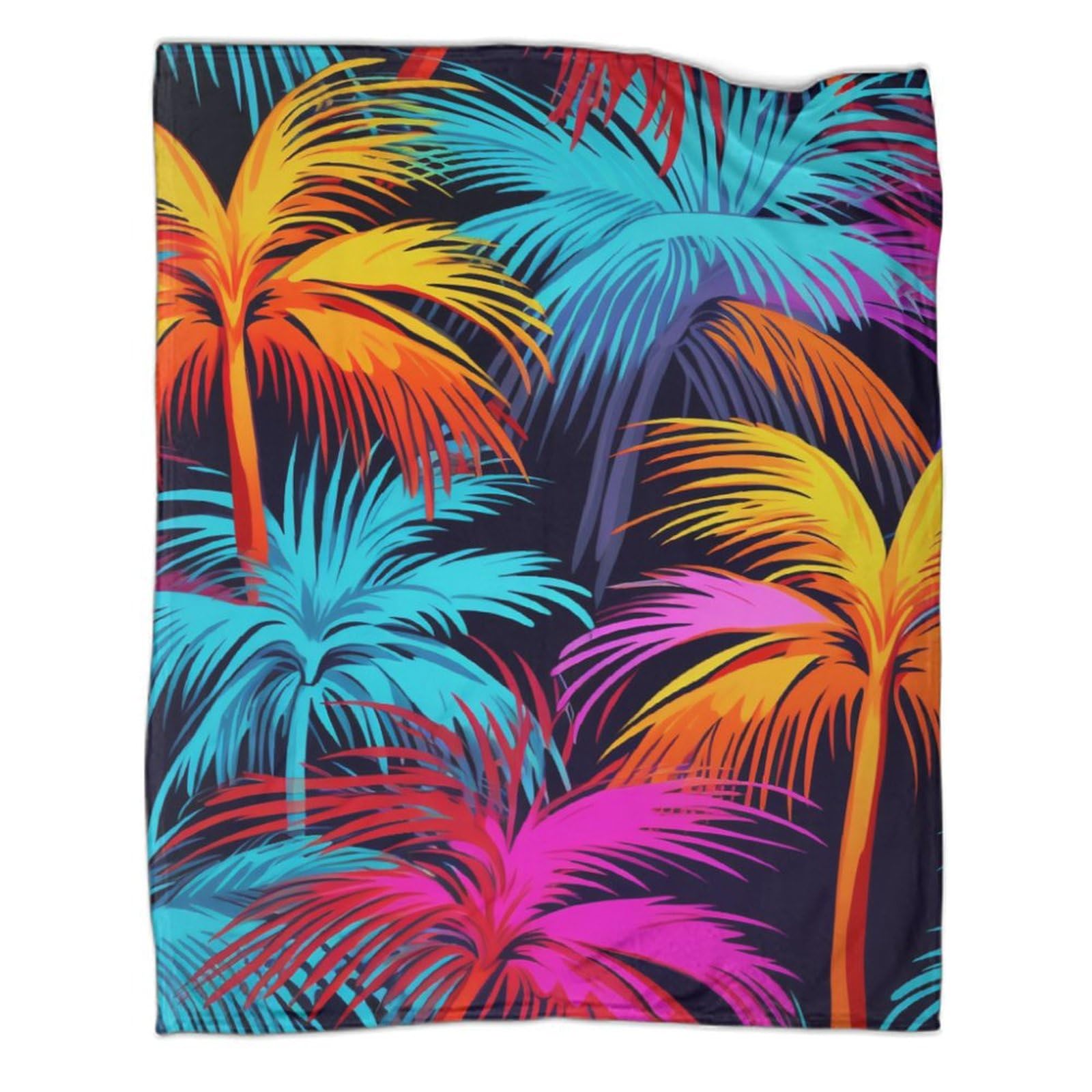 Couverture de voyage en microfibre 150x200 cm plaid chaud coloré