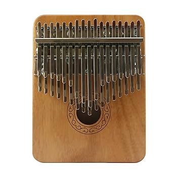 BUN 木製カリンバ 彫刻模様付き BUN 木製カリンバ 彫刻模様付き