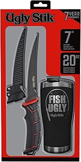 Ugly Stik Tools Fishing Fillet Knife and Tumbler Gift Set